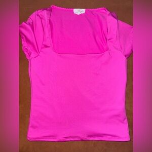 Vibrant Pink Sleeveless Top
